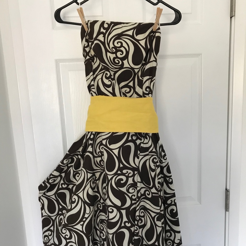 Tabitha vintage strapless cocktail dress,